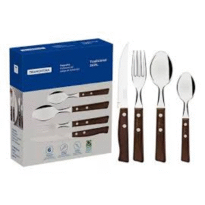 Juego de Cubiertos Tradicional 24 Piezas